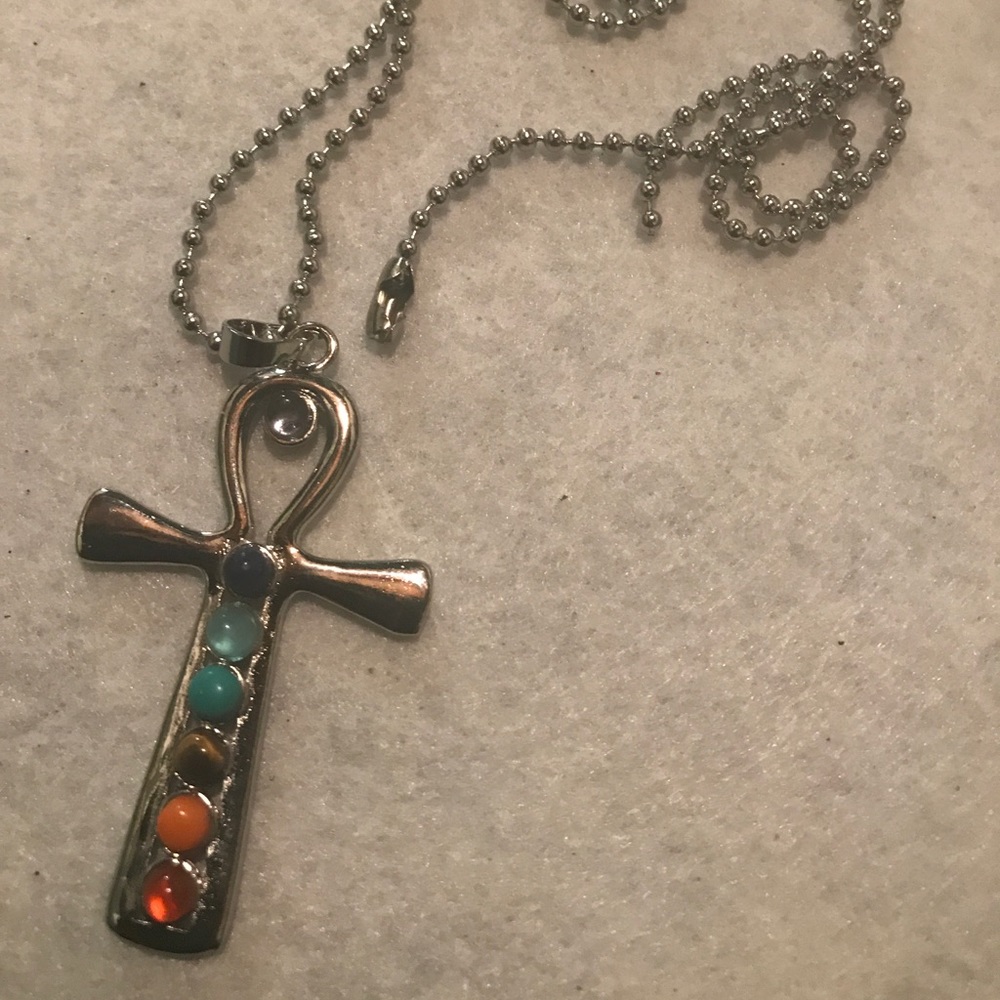 Silver Ankh necklace
